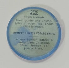 Load image into Gallery viewer, 1963 Nalley&#39;s Potato Chips CFL Football Token Plastic Coin #3 Dave Mann

