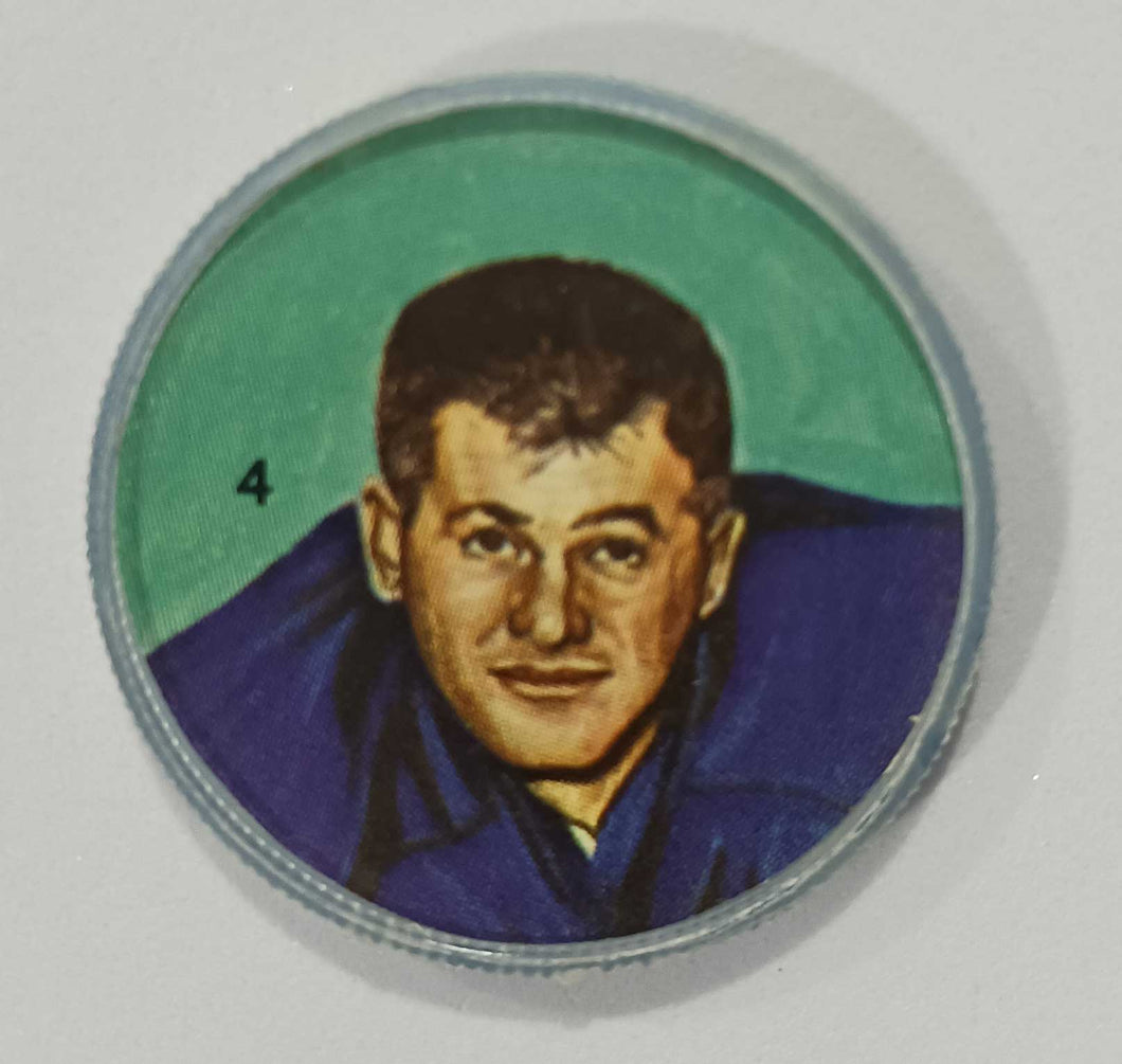 1963 Nalley's Potato Chips CFL Football Token Plastic Coin #4