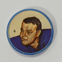 Load image into Gallery viewer, 1963 Nalley&#39;s Potato Chips CFL Football Token Plastic Coin #6 Doug McNichol
