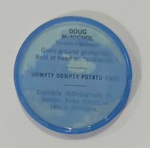 Load image into Gallery viewer, 1963 Nalley&#39;s Potato Chips CFL Football Token Plastic Coin #6 Doug McNichol
