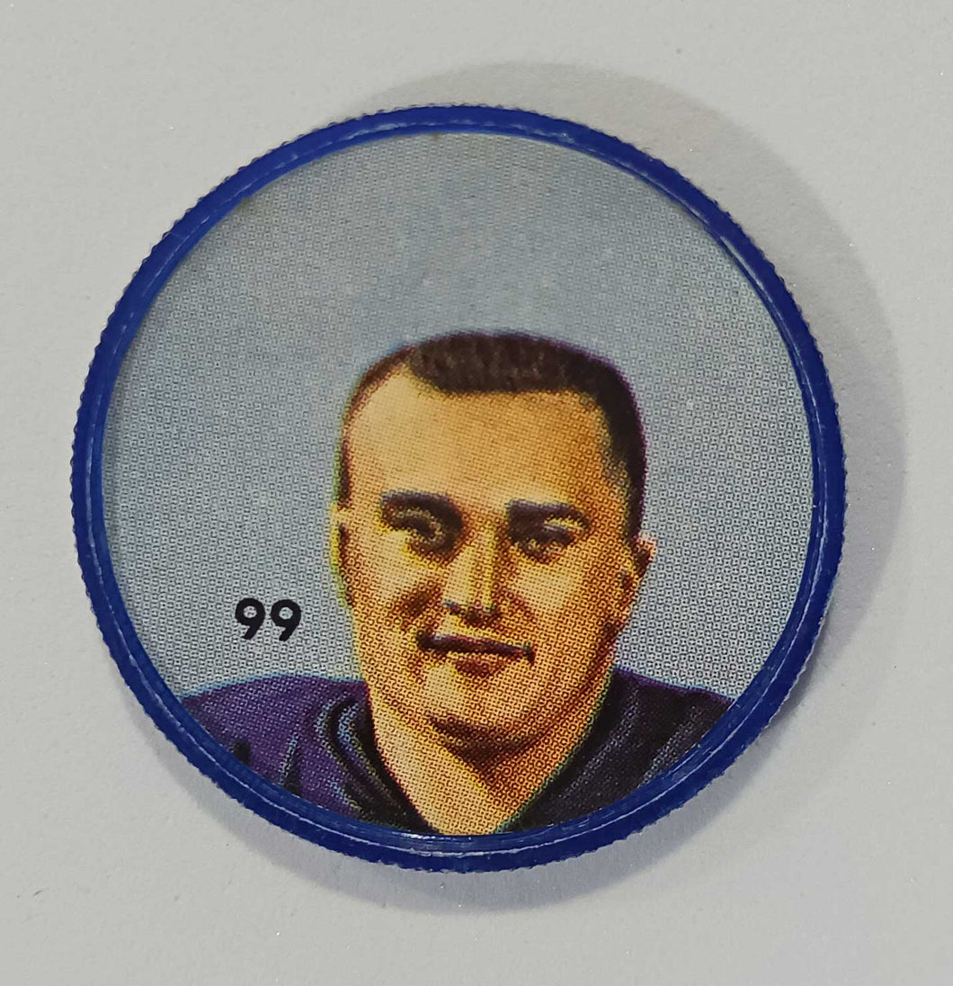 Copy of 1963 Nalley's Potato Chips CFL Football Token Plastic Coin #99 Neil Thom