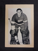 Load image into Gallery viewer, 1948-64 Bee Hive Terry Sawchuk Detroit Red Wings
