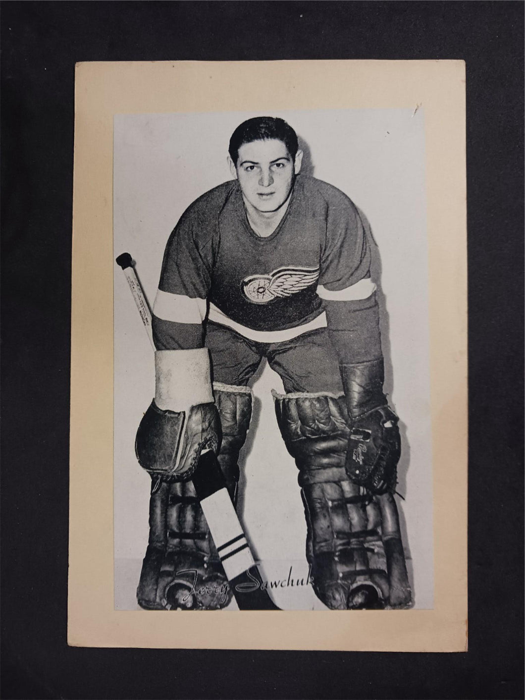 1948-64 Bee Hive Terry Sawchuk Detroit Red Wings