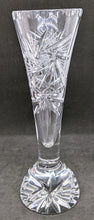 Load image into Gallery viewer, Beautiful Crystal Single Stem Vase - Unsigned
