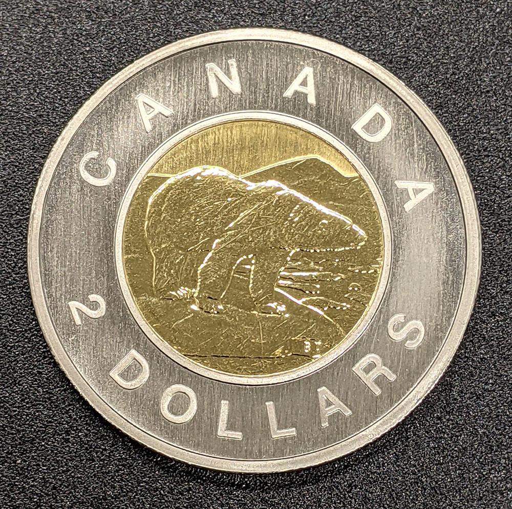 2002 Canada Specimen $2 Toonie Coin