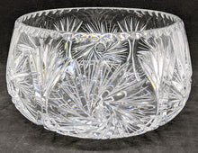 Load image into Gallery viewer, Unsigned Vintage Crystal Serving Bowl - 6.5&quot;
