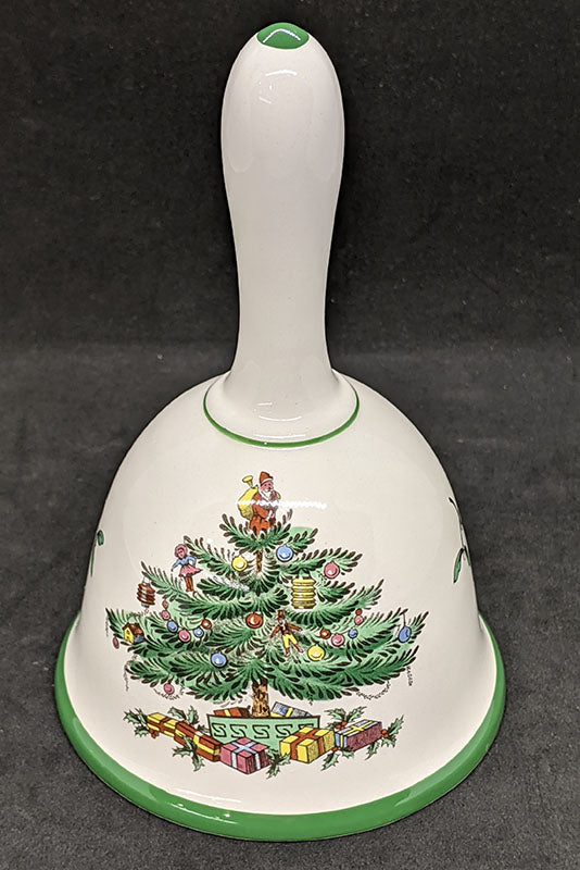 Vintage SPODE Christmas Tree Dinner Bell