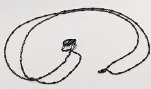 Load image into Gallery viewer, 18&quot; Black Ionized Sterling Silver Bead Chain / Necklace
