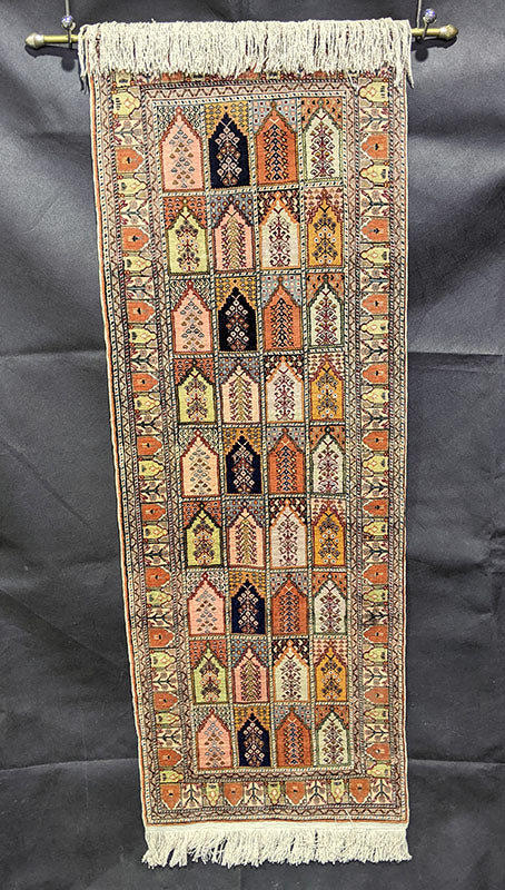 Persian Silk Runner / Carpet / Wall Hanger - 55