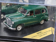 Load image into Gallery viewer, Vitesse Collectors Model Car – 1950 Renault Colorale Prairie – Dark Green
