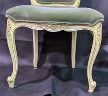 Load image into Gallery viewer, Beautifully Carved Side Chair With Queen Anne Legs - Off White
