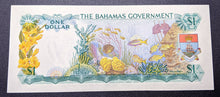 Load image into Gallery viewer, 1965 Bahamas Government $1 Dollar Bank Note – U N C – 3 Signatures
