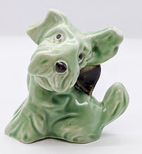Load image into Gallery viewer, Vintage England Green Sylvac Scottish Terrier Figurine #1119
