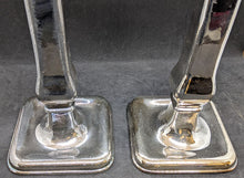 Load image into Gallery viewer, Pair of Simpson Hall &amp; Miller Silver Plated Candle Stick Holders
