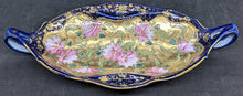 Load image into Gallery viewer, Pre 1891 Royal Nippon Cobalt &amp; Gold Double Handled Mint Dish
