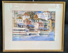Load image into Gallery viewer, Beautiful Waterfront Scenery / Landscape Watercolour - Signed
