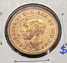 Load image into Gallery viewer, 1938 Canada Small One Cent Penny Coin
