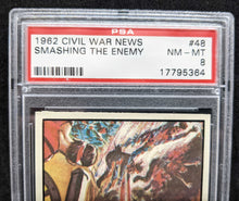 Load image into Gallery viewer, 1962 Civil War News Smashing The Enemy #48 PSA NM - MT 8

