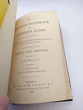 Load image into Gallery viewer, 1866 - The Canadian Handbook &amp; Tourists Guide - Fishing &amp; Shooting - As Is
