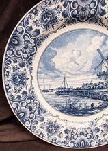 Load image into Gallery viewer, Large Vintage Delft Holland Hanging Plate - De Molen Van Wijk
