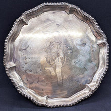 Load image into Gallery viewer, Vintage 1774 Sterling Silver Card Tray – Footed – Richard Rugg Maker
