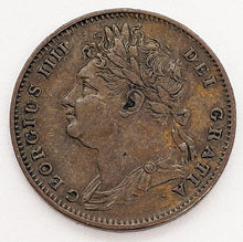 Load image into Gallery viewer, 1825 UK – Great Britain – Farthing Coin
