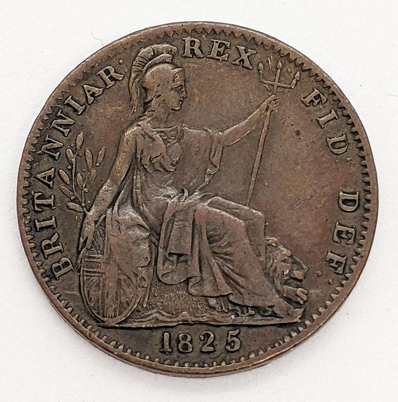 1825 UK – Great Britain – Farthing Coin