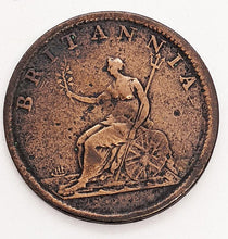 Load image into Gallery viewer, 1807 Great Britain 1/2 Penny Coin F+
