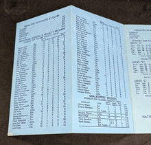 Load image into Gallery viewer, 1960-61 National Hockey League Final Statistics Pamphlet
