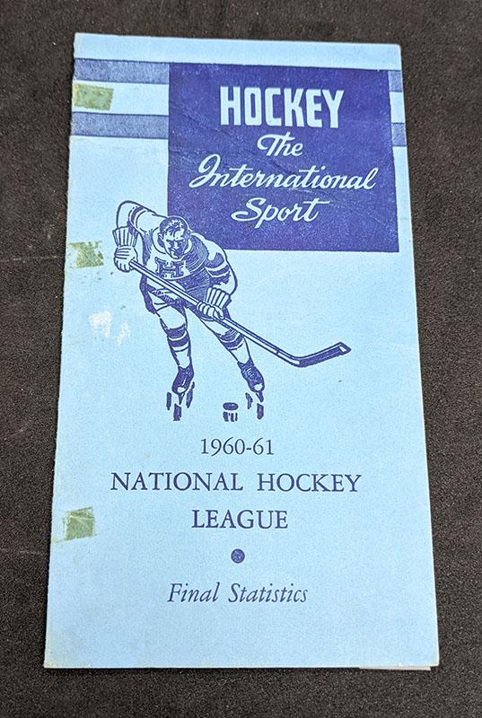 1960-61 National Hockey League Final Statistics Pamphlet