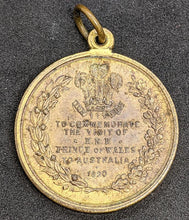 Load image into Gallery viewer, 1920 Australia Prince Of Wales Visit Medallion - Gilt
