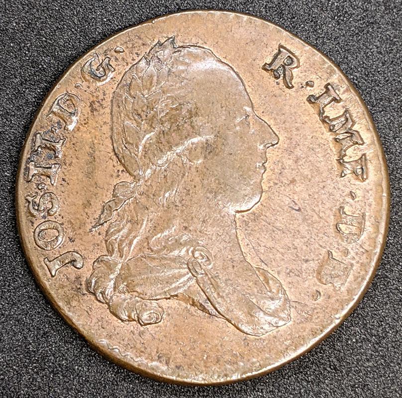 1789 Austrian Netherlands 2 Liards Coin – U N C