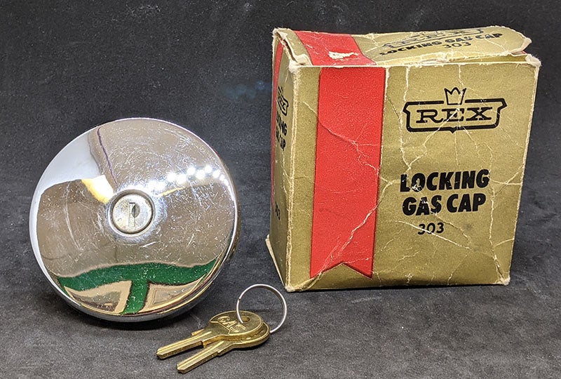 Vintage Rex Locking Gas Gap 303 – Original Box With Keys & Lock