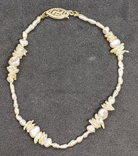 Load image into Gallery viewer, 14 Kt Yellow Gold Clasp Seed Pearl Bracelet - 7&quot;
