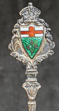 Load image into Gallery viewer, Vintage Sterling Silver Fort William Souvenir Spoon - Enameled Top
