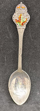 Load image into Gallery viewer, Vintage Sterling Silver Parry Sound Souvenir Spoon - Enamel Handle
