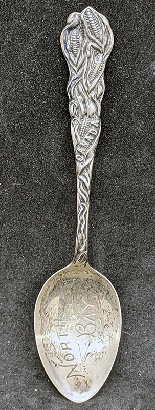 Vintage Sterling Silver North Bay Souvenir Spoon