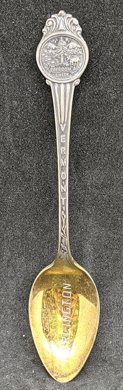 Vintage Sterling Silver Burlington, Vermont Souvenir Spoon