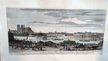 Load image into Gallery viewer, View of Paris from Notre Dame - Musee De Louvre Chalcography Engraving
