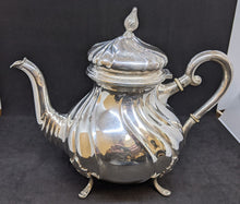 Load image into Gallery viewer, Vintage Danish 826 Silver Footed Teapot, Creamer &amp; Sugar Bowl - Beautiful
