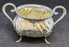Load image into Gallery viewer, Vintage Danish 826 Silver Footed Teapot, Creamer &amp; Sugar Bowl - Beautiful
