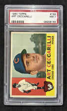 Load image into Gallery viewer, 1960 Topps Art Ceccarelli #156 PSA NM 7, 08208155
