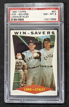 Load image into Gallery viewer, 1960 Topps Win-Savers Lown/Staley #57 PSA NM-MT 8, 10317969
