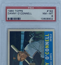 Load image into Gallery viewer, 1960 Topps Danny O&#39;Connell #192 PSA NM-MT 8, 10608902
