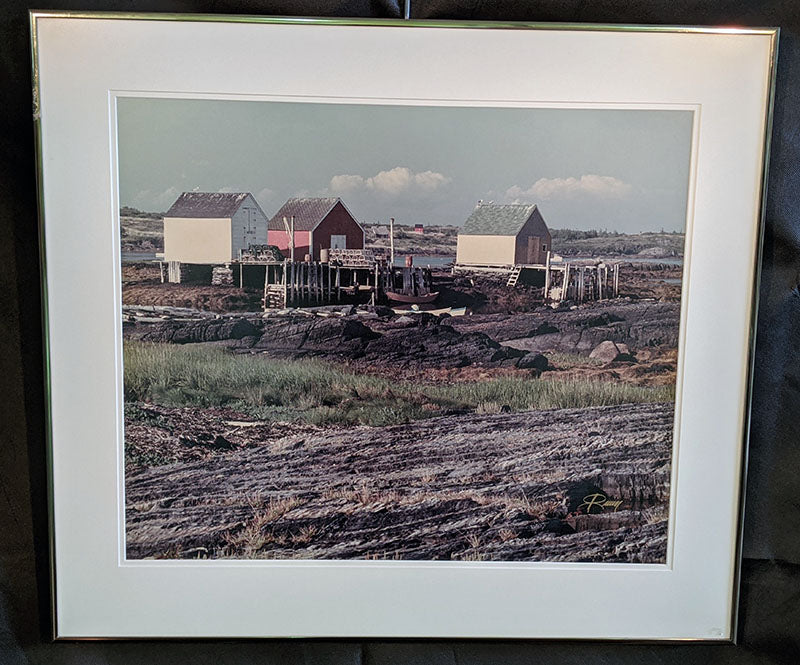 Canadian East Coast Lobster Fishing Hut Photo – Framed