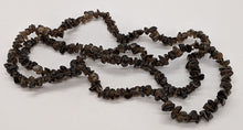 Load image into Gallery viewer, Rough Smokey Quartz Bead Strand Necklace - 28&quot; Long
