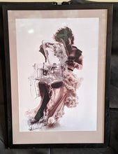 Load image into Gallery viewer, Framed Boudoir / Music Themed Portrait - 3&#39; x 26&quot;
