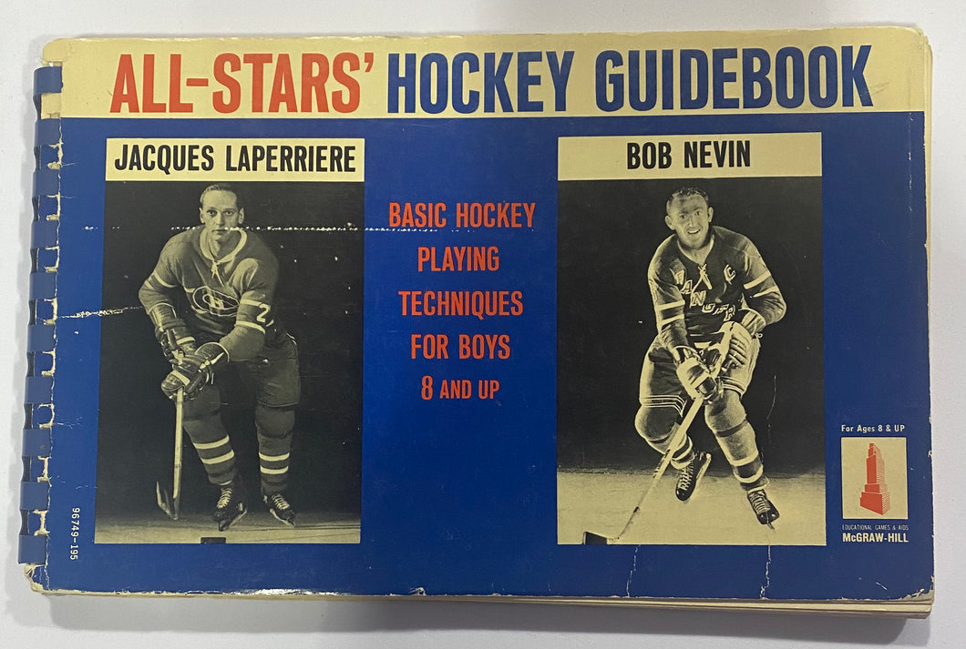 1967 All Stars Hockey Guiderbook Laperriere / Nevin NHL Vintage