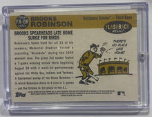 Load image into Gallery viewer, 2009 Topps Heritage Flashback Relic Brooks Robinson #FR-BR
