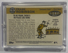 Load image into Gallery viewer, 2009 Topps Heritage Flashback Relic Frank Robinson #FR-FR
